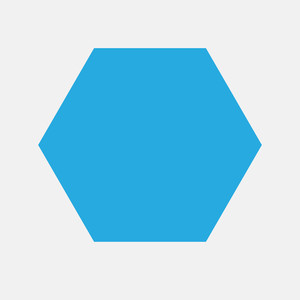 300x300 Hexagon Vintage Shape Vector Illustration Royalty Free Stock Image