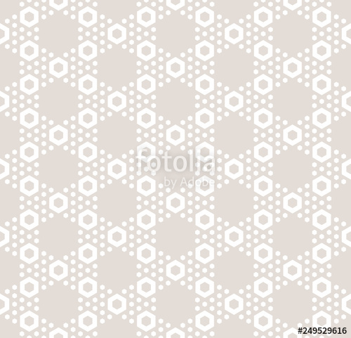 500x481 Hexagon Texture, Vector Seamless Pattern In Pastel Colors, Beige