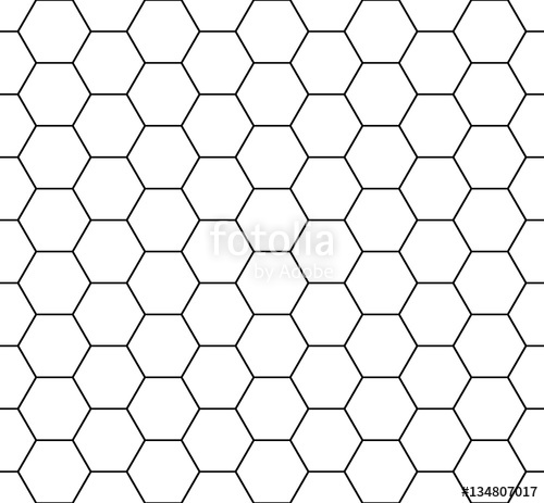 500x463 Seamless Honeycomb Pattern Seamfree Honey Comb Hexagon Vector