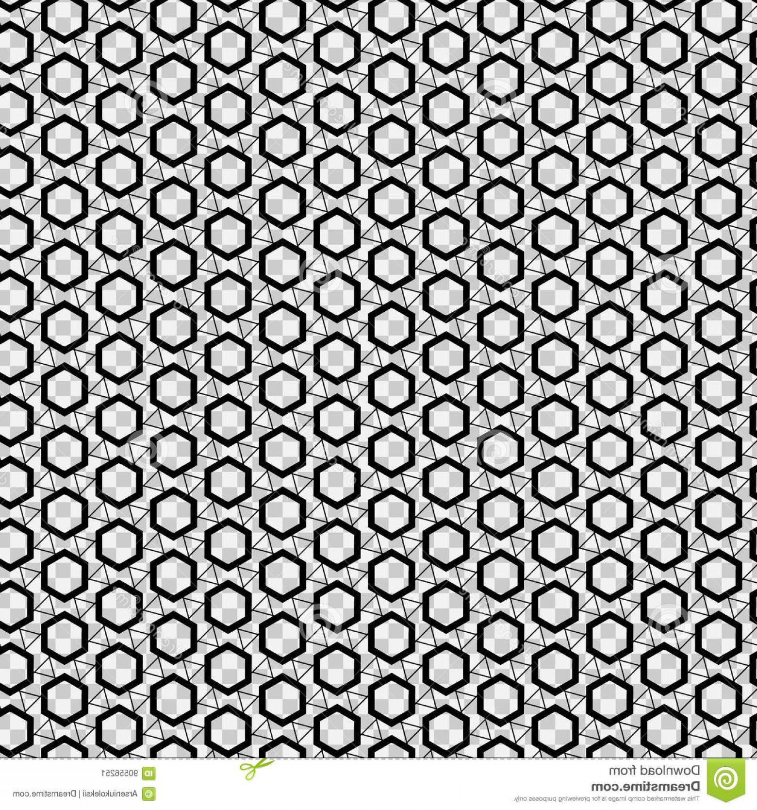 1560x1668 Stock Illustration Seamless Hexagon Texture Background Transparent