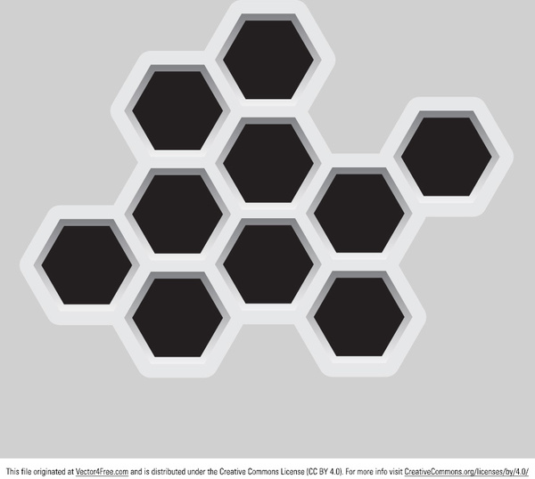 600x538 Abstract Hexagonal Vector Free Vector In Adobe Illustrator