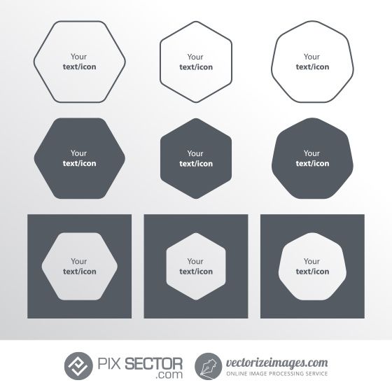 560x560 Rounded Hexagon Vector Download Awesome Free Vector Images