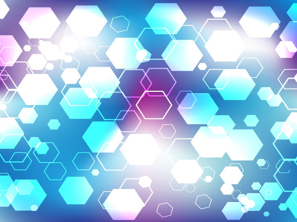 1024x765 Blue Hexagon Background Vector Art Graphics