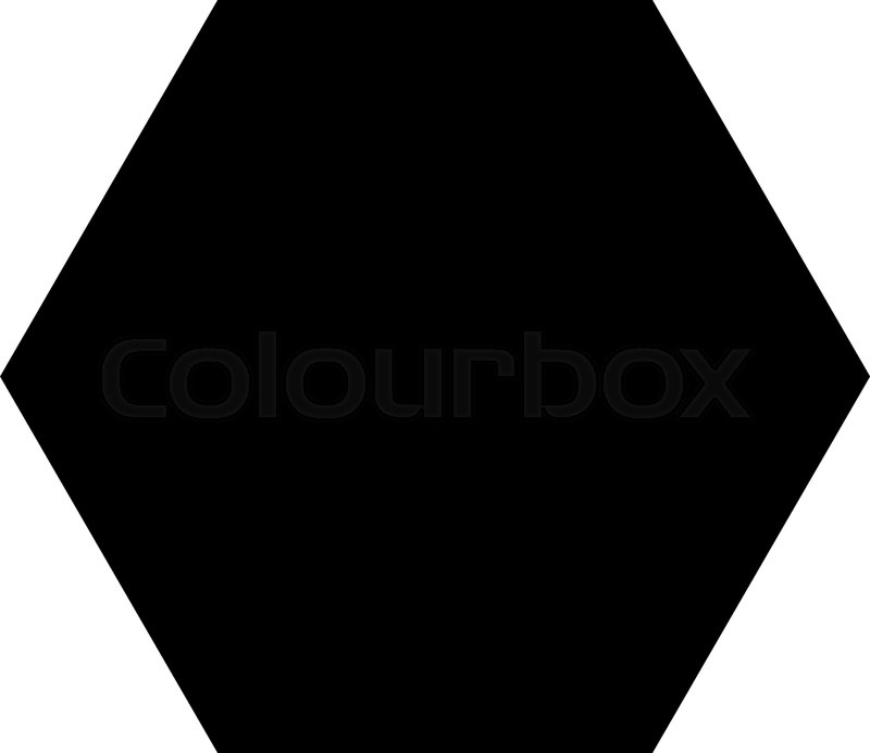 800x693 Filled Hexagon Vector Icon Symbol Stock Vector Colourbox