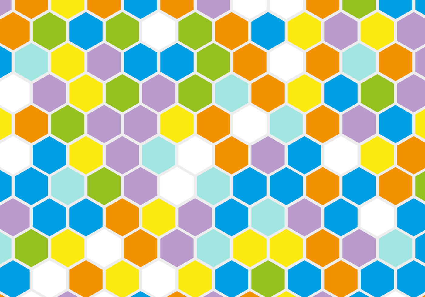 1400x980 Hexagon Pattern Free Vector Art