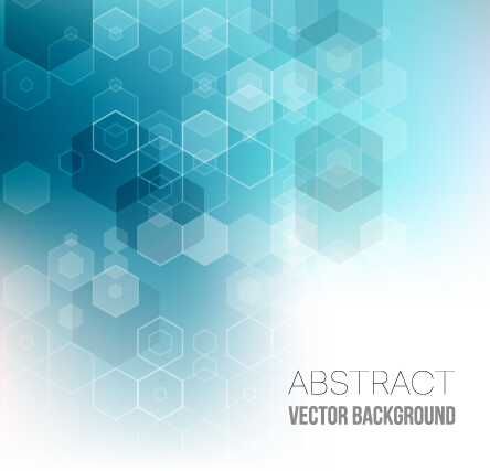 444x427 Hexagon With Blurs Background Vector Free Download