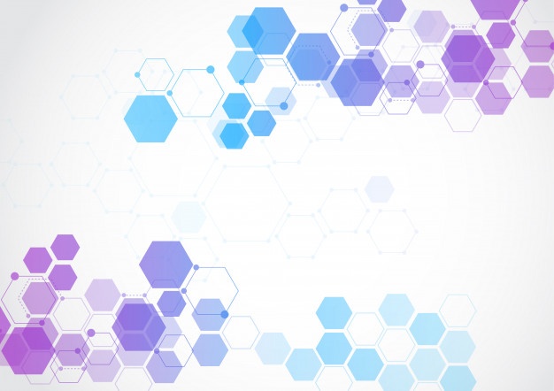 626x442 Hexagonal Structure Background Vector Free Download