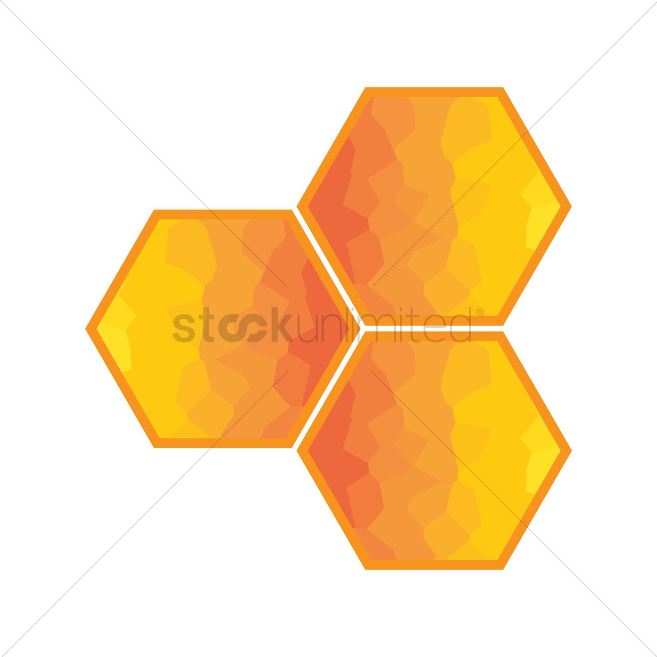 1300x1300 Abstract Design Of Hexagon Vector Image