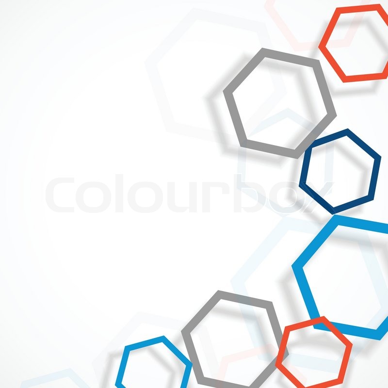 800x800 Background With Hexagons Stock Vector Colourbox