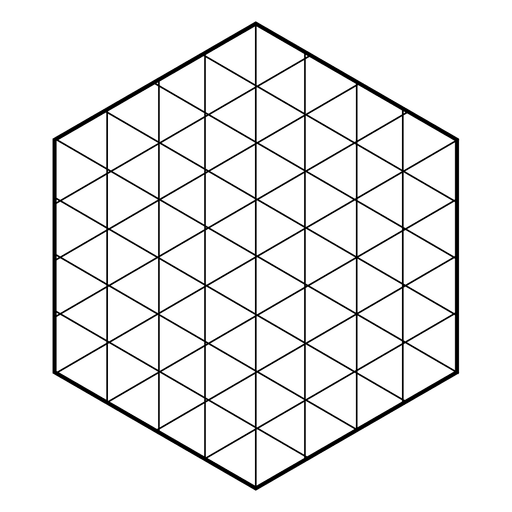 512x512 Hexagonal Grid Sacred Geometry