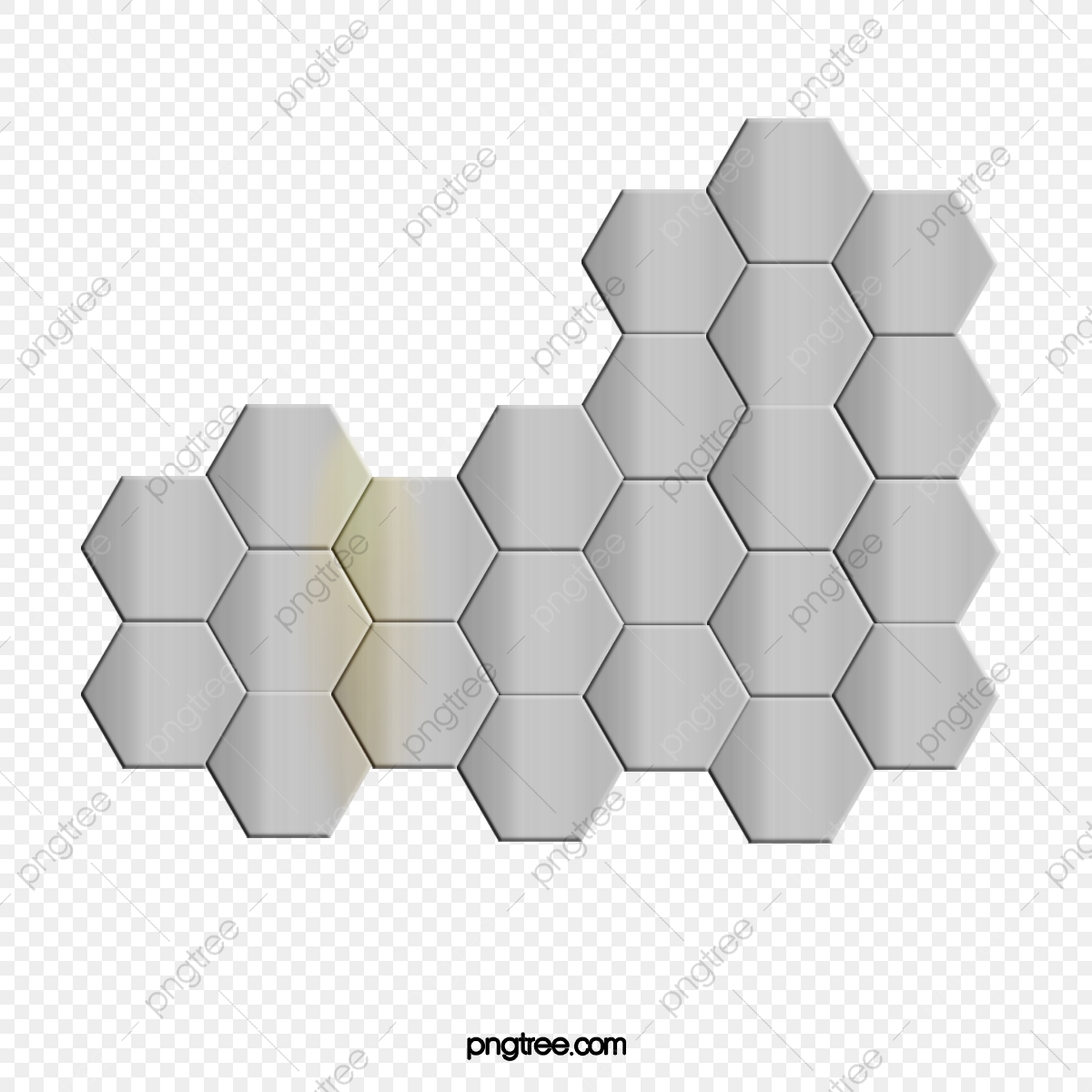 1200x1200 Metal Hexagon Geometric Mosaic Background, Hexagon Vector
