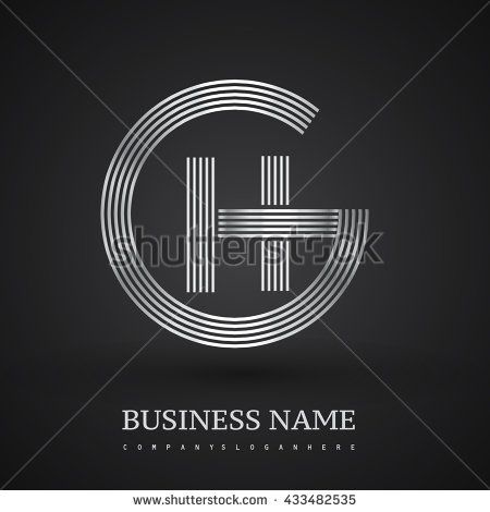 Letter Gh Or Hg Linked Logo Design Circle G Shape Elegant Silver 450x470 Letter Gh Or Hg Linked Logo Design Circle G Shape Elegant Silver