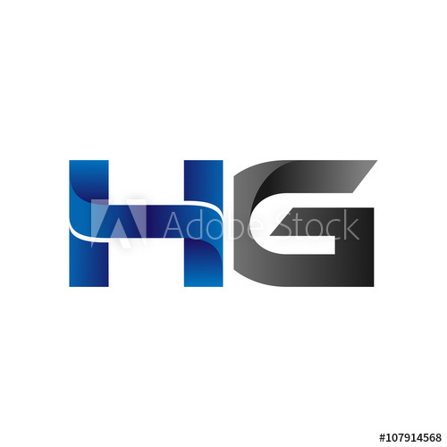 Modern Simple Initial Logo Vector Blue Grey Hg 500x500 Modern Simple Initial Logo Vector Blue Grey Hg