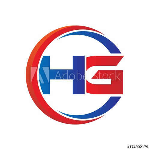 Hg Logo Vector Modern Initial Swoosh Circle Blue And Red 500x500 Hg Logo Vector Modern Initial Swoosh Circle Blue And Red