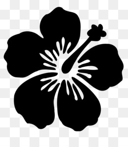 Hibiscus Silhouette Vector