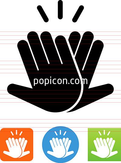 400x539 High Five Icon