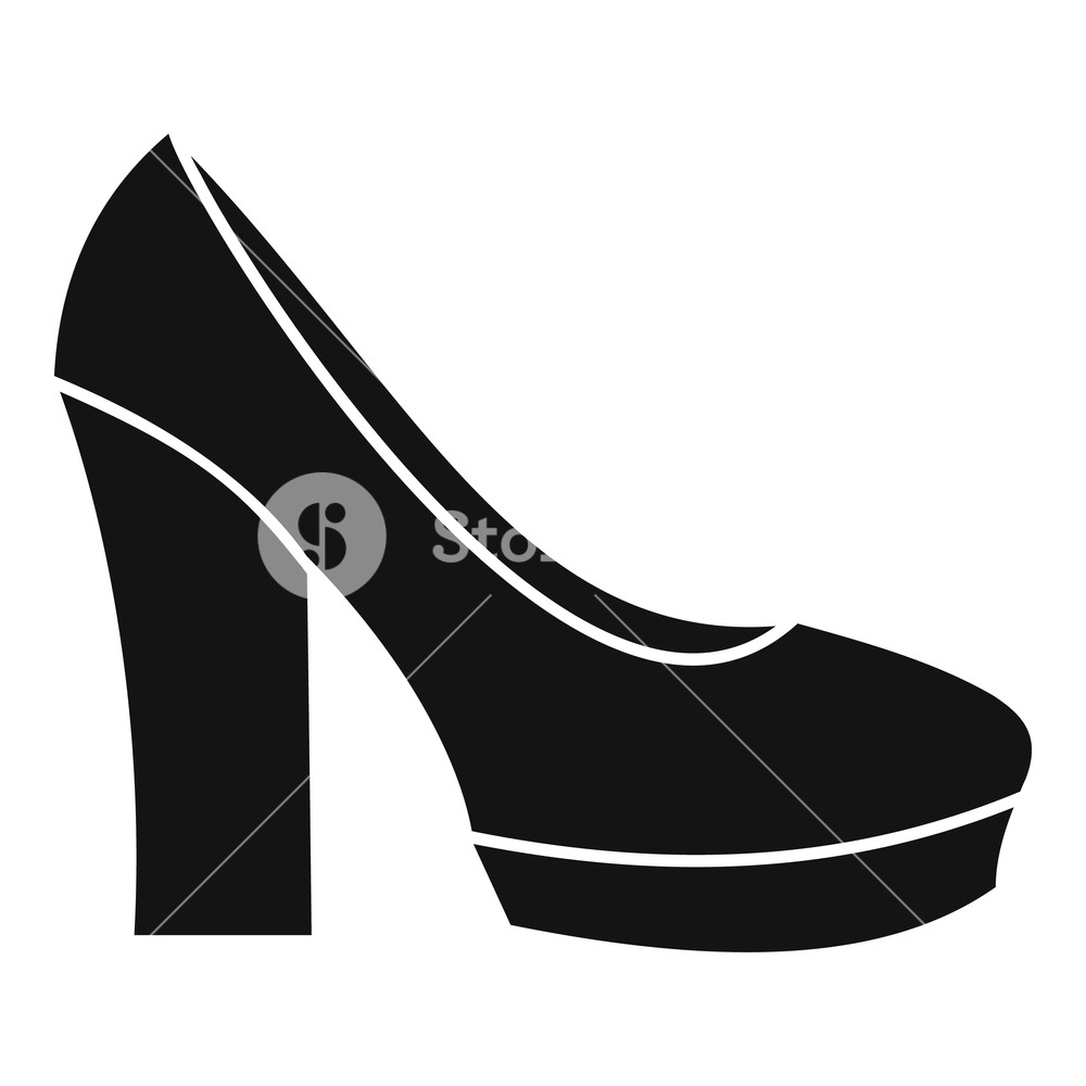High Heel Shoes Icon Simple Illustration Of High Heel Shoes 1000x1000 High Heel Shoes Icon Simple Illustration Of High Heel Shoes