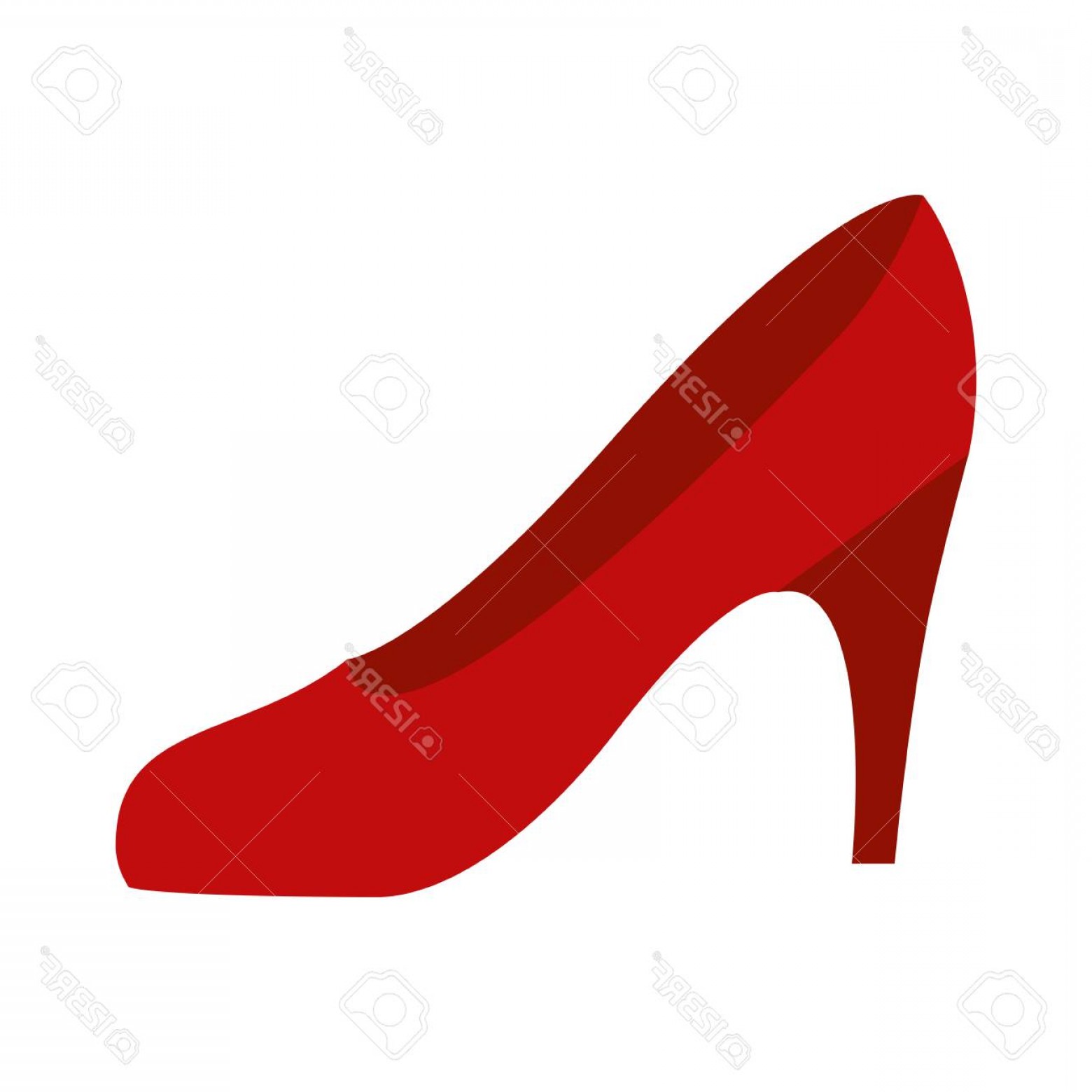 Photostock Vector Colorful Silhouette Of High Heel Red Shoe Vector 1560x1560 Photostock Vector Colorful Silhouette Of High Heel Red Shoe Vector