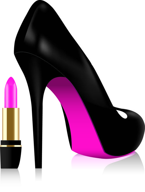 Set Of Women's High Heeled Shoes Vector 500x659 Set Of Women's High Heeled Shoes Vector