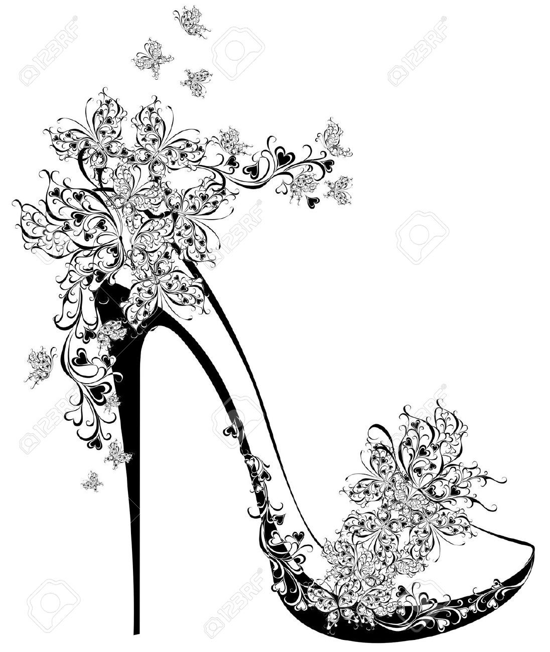 High Heel Shoe Stock Illustrations, Cliparts And Royalty Free High 1096x1300 High Heel Shoe Stock Illustrations, Cliparts And Royalty Free High