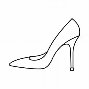 High Heel Silhouette Vector at Vectorified.com | Collection of High ...