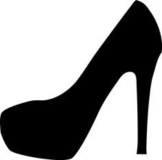 236x233 Free High Heel Vector Shoes Silhouettes