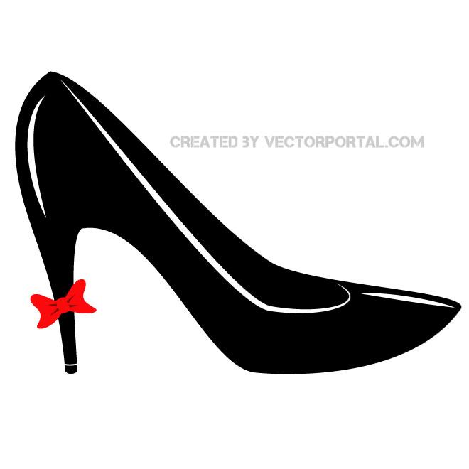 660x660 High Heel Vector Clip Art