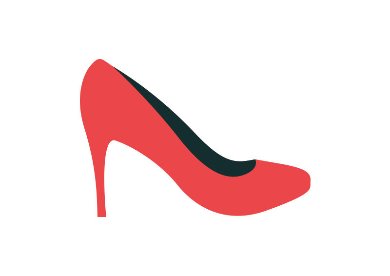 800x566 High Heels Vector
