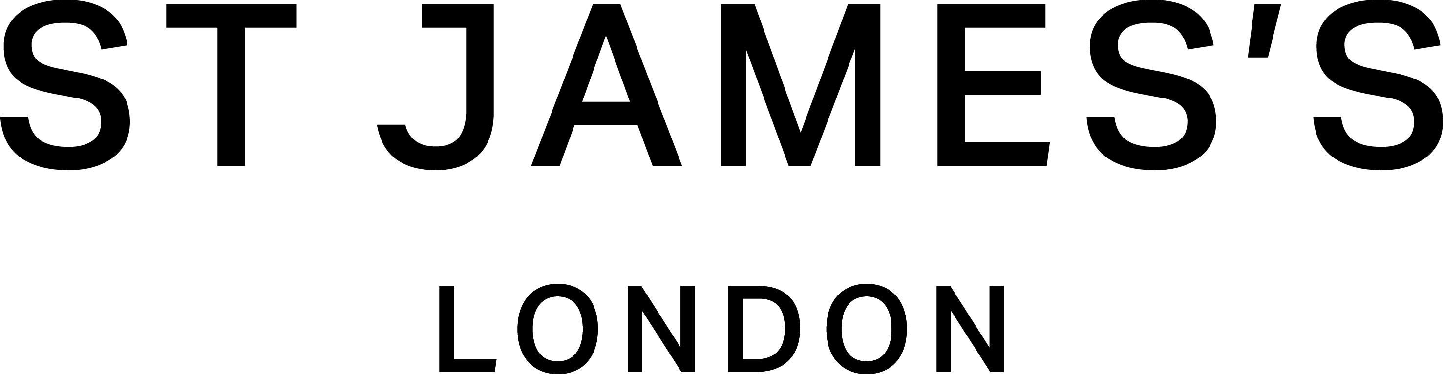 2954x767 St James's London High Res Vector Logo