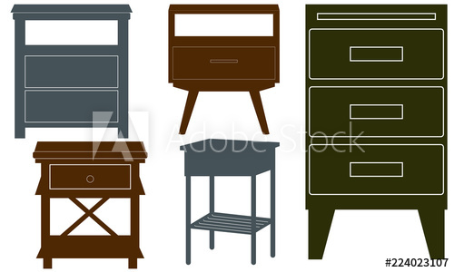 500x300 Bedside Table Silhouette Designs These Come With Different