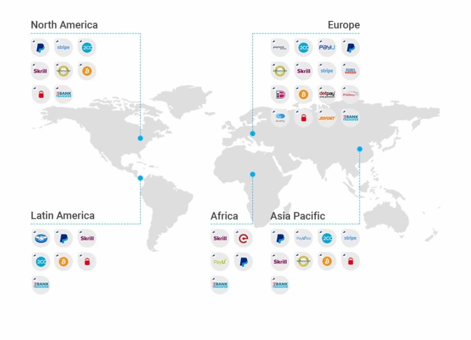 920x665 High Resolution Vector World Map {