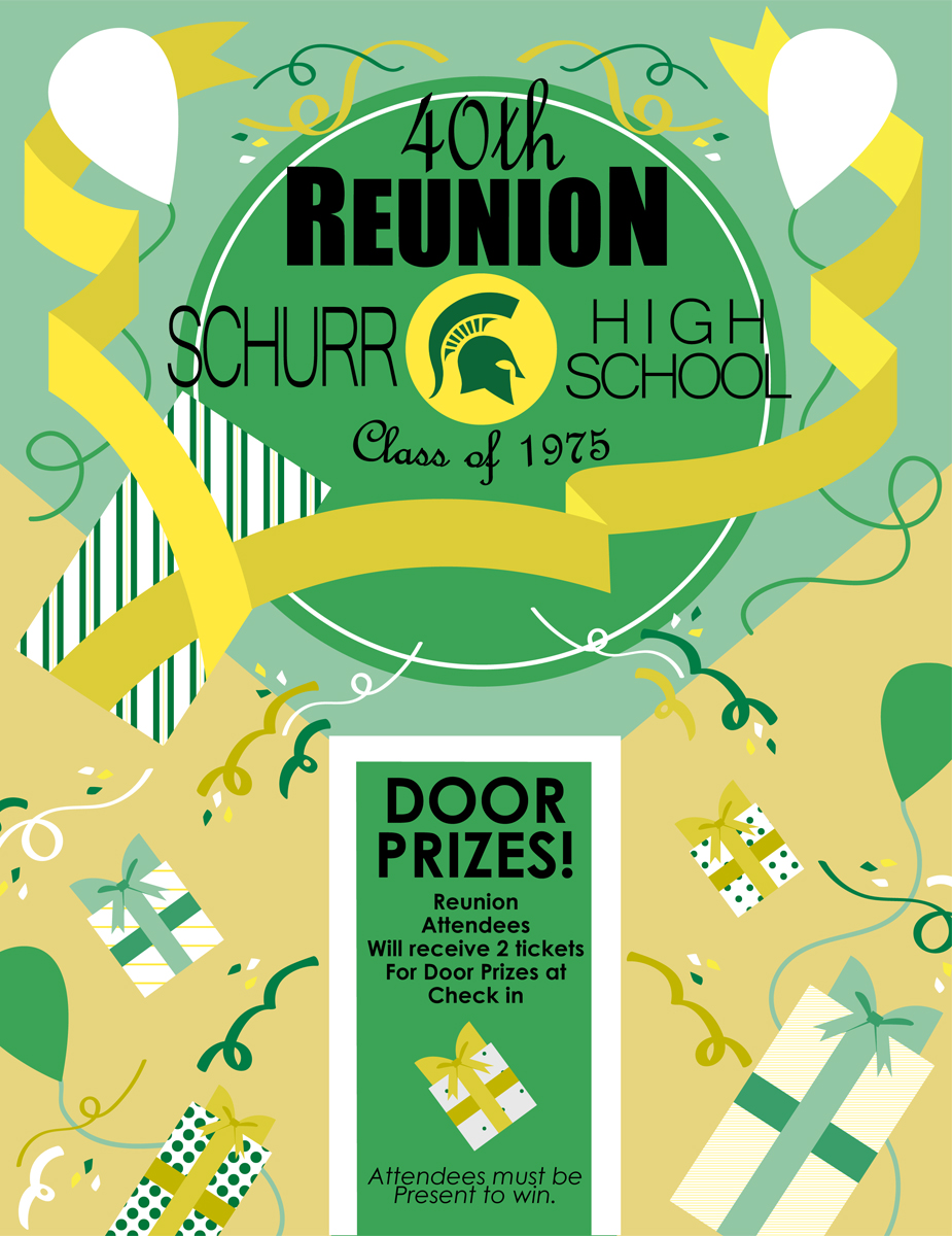 925x1200 Schurr High School Reunion Flyer