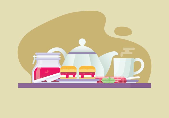 700x490 Free Afternoon Tea Illustration