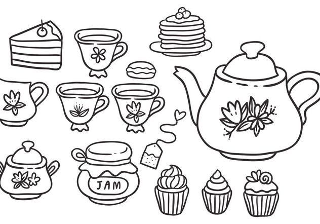 632x442 Free High Tea Vectors Free Vector Download Cannypic
