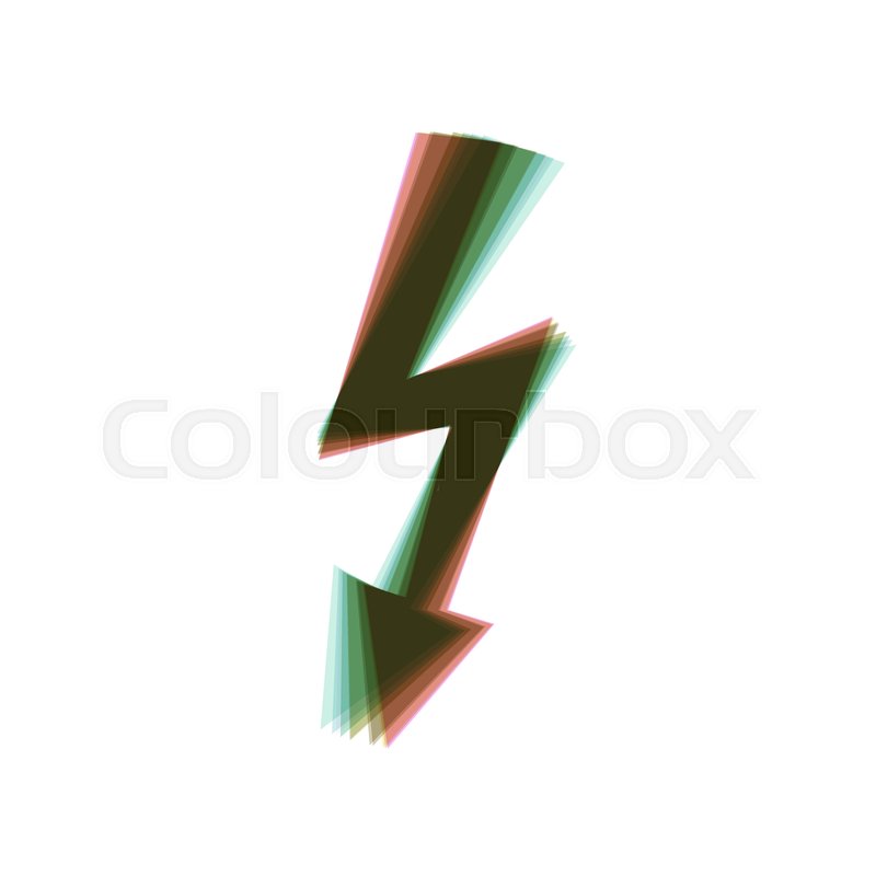 800x800 High Voltage Danger Sign Vector Stock Vector Colourbox