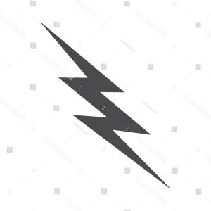 300x300 Photostock Vector Lightning Bolt High Voltage Vector Sign Isolated