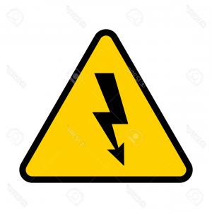 300x300 High Voltage Sign Danger Symbol Vector Handandbeak