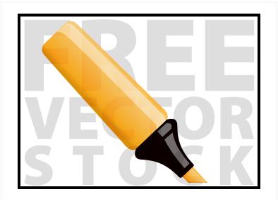 394x293 Highlighter Vector