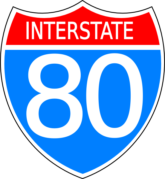552x596 Interstate Highway Sign Clip Art