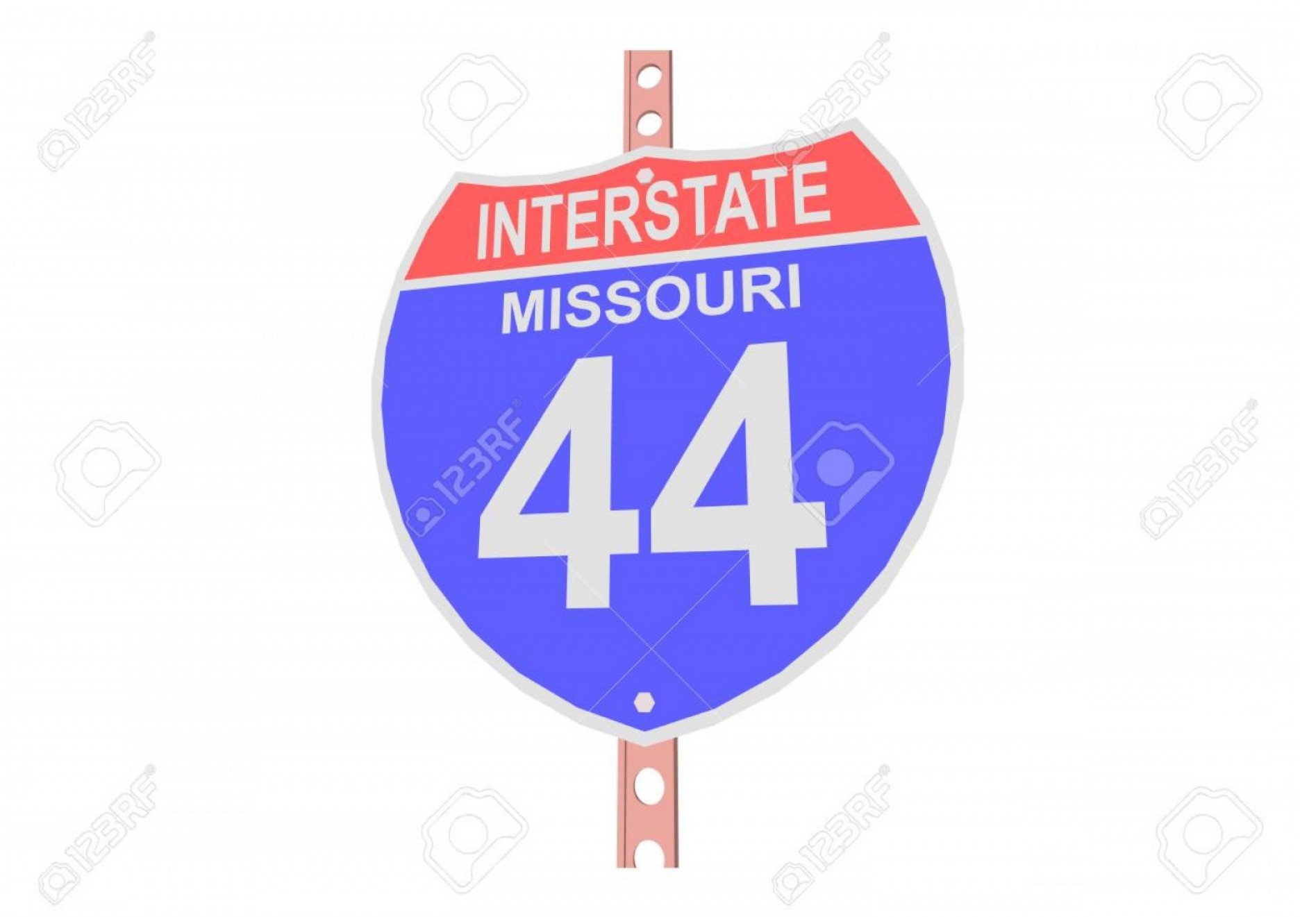 Photostock Vector Interstate Highway Road Sign In Missouri 1872x1321 Photostock Vector Interstate Highway Road Sign In Missouri