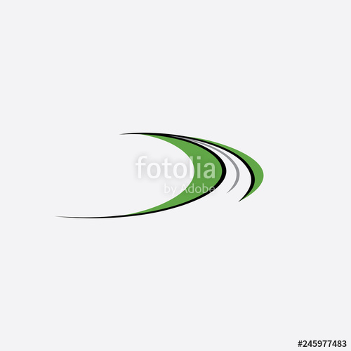 Road Icon Highway Symbol Vector Logo Element Stock Image 500x500 Road Icon Highway Symbol Vector Logo Element Stock Image