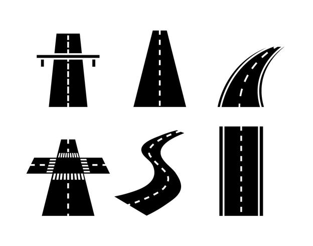 624x490 Highway Vector Set