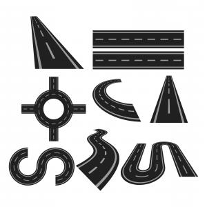 300x300 Free Asphalt Road Highway Vector Hoodamathrun