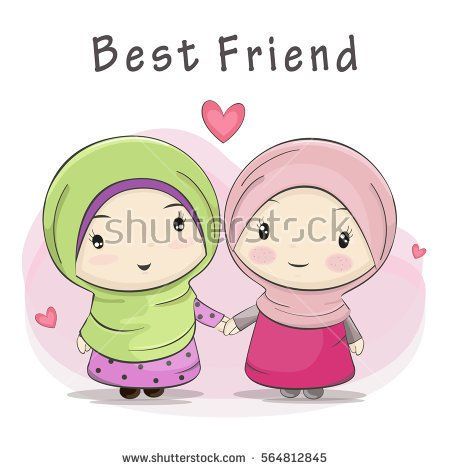 Hijab Cartoon Vector at Vectorified.com | Collection of Hijab Cartoon ...