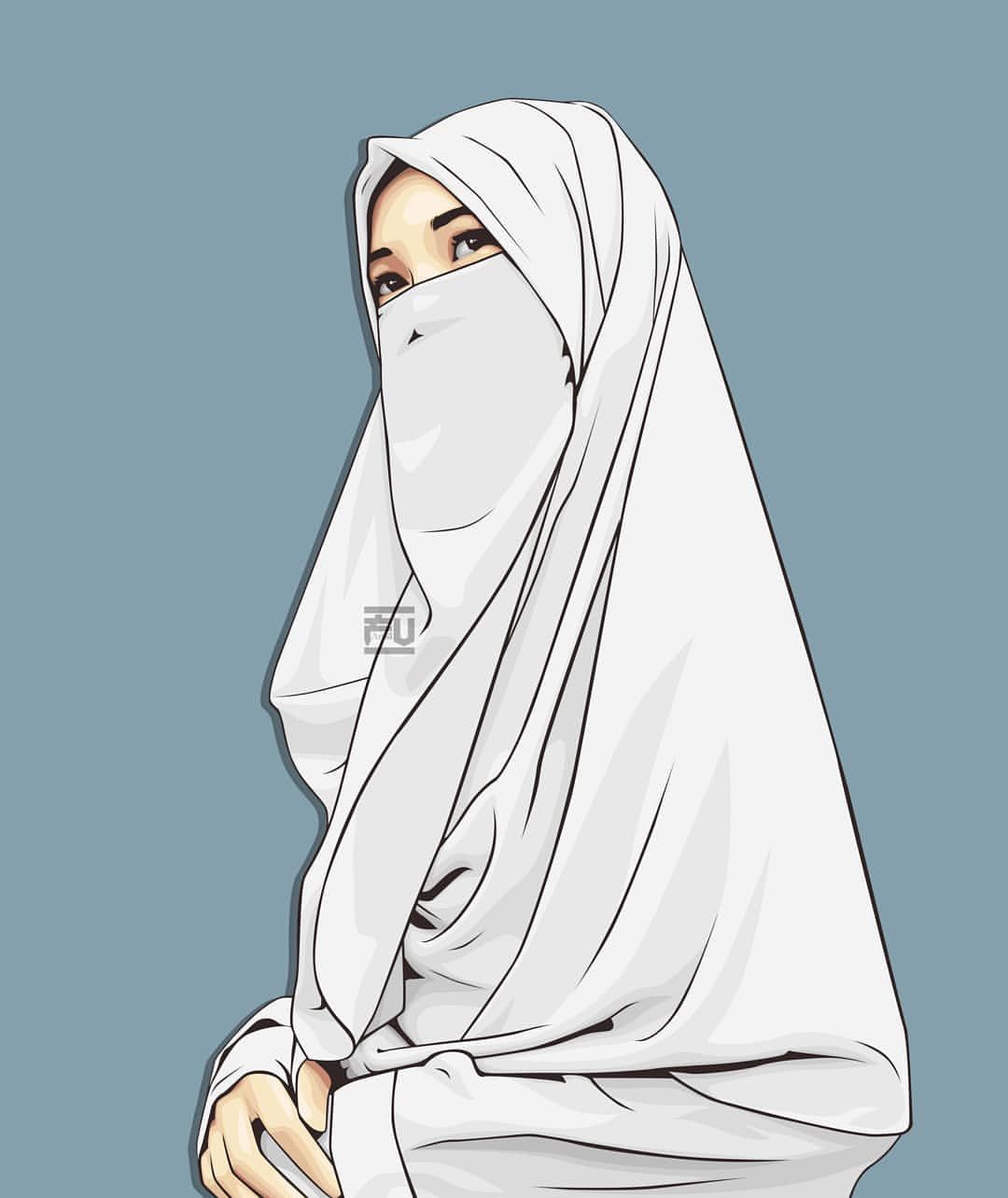  Hijab  Cartoon  Vector at Vectorified com Collection of 