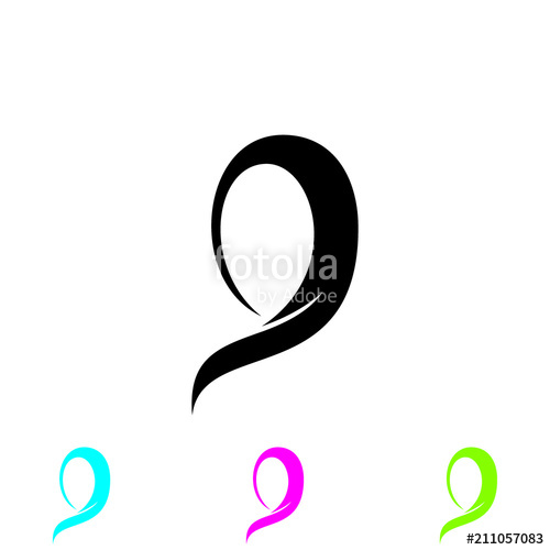 500x500 Hijab Logo Vector, Silhouette Logo Graphic Design Stock Image