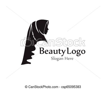 450x379 Hijab Vector Black Beauty Logo Hijab Vector Black