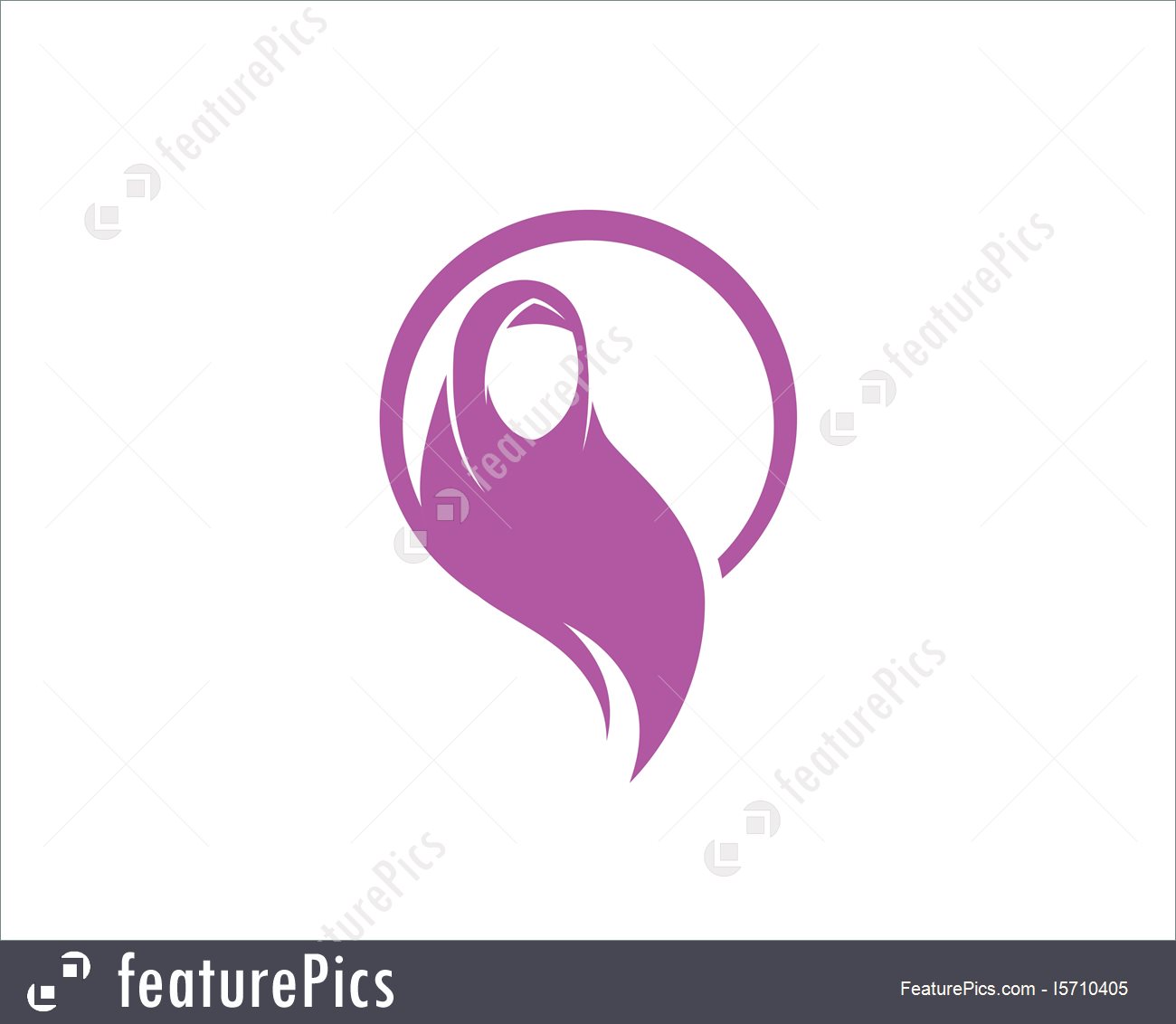 1300x1132 Muslimah Hijab Vector Illustration