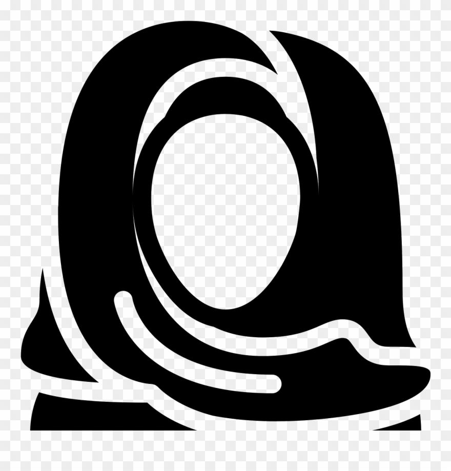 880x919 Transparent Hijab Vector