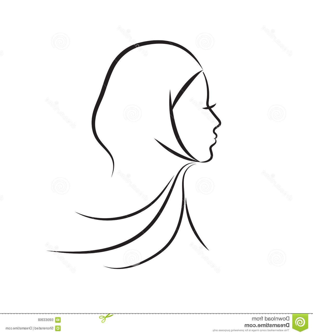 1300x1390 Collection Of 'hijab Silhouette' Download More Than Images